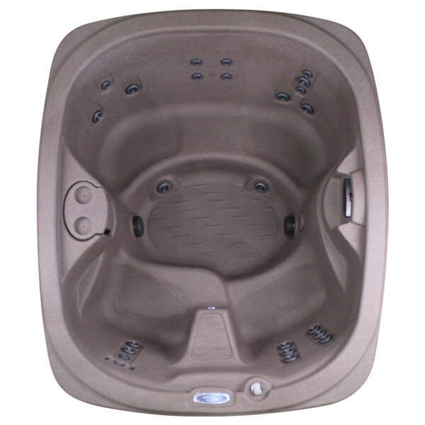 Arise 5-Person Mocha Open 45 Jet Plug and Play, 110V/220V Convertible Hot Tub, Real Stainless Heater, Ozone, Waterfall and Upgraded Lighting - Image 4