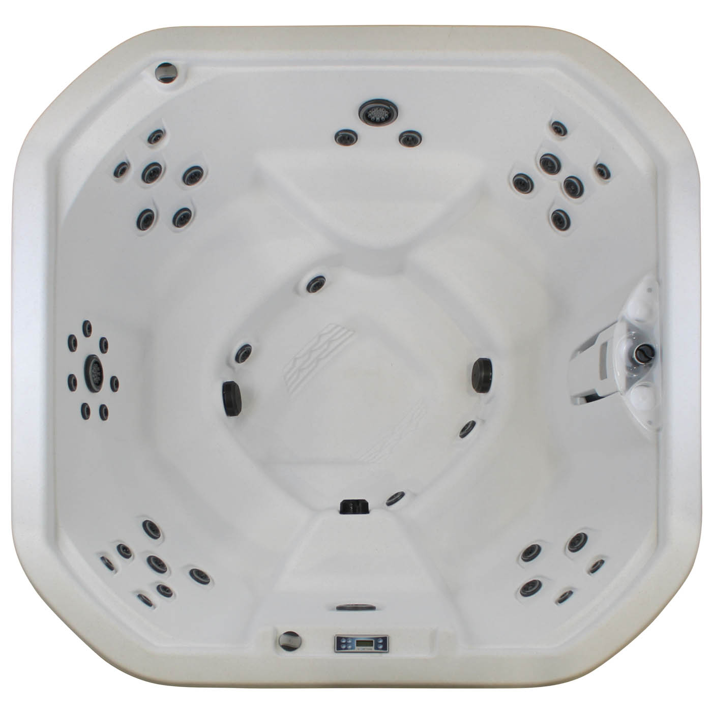 Prime 7-Person Open 99 Jet 220V Hot Tub, Real Stainless Heater, Ozone, Waterfall and Upgraded Lighting - Image 3