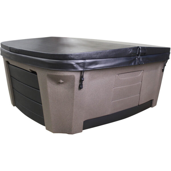Arise 5-Person Mocha Open 45 Jet Plug and Play, 110V/220V Convertible Hot Tub, Real Stainless Heater, Ozone, Waterfall and Upgraded Lighting - Image 2