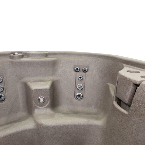 Arise 5-Person Mocha Open 45 Jet Plug and Play, 110V/220V Convertible Hot Tub, Real Stainless Heater, Ozone, Waterfall and Upgraded Lighting - Image 5