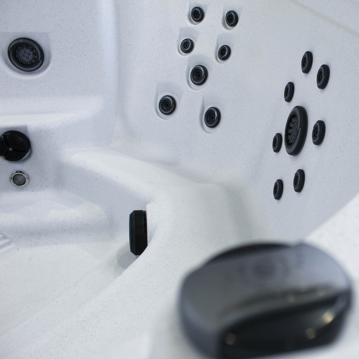 Prime 7-Person Open 99 Jet 220V Hot Tub, Real Stainless Heater, Ozone, Waterfall and Upgraded Lighting - Image 5