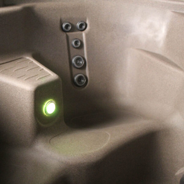 Arise 5-Person Mocha Open 45 Jet Plug and Play, 110V/220V Convertible Hot Tub, Real Stainless Heater, Ozone, Waterfall and Upgraded Lighting - Image 8